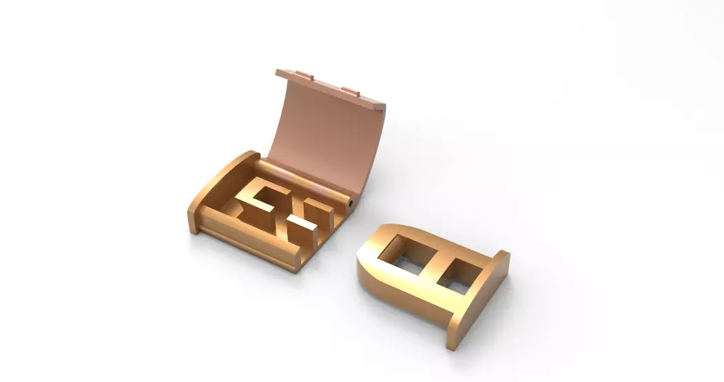 SMALL 12MM QUBAN BOX LOCK  3D print model_0