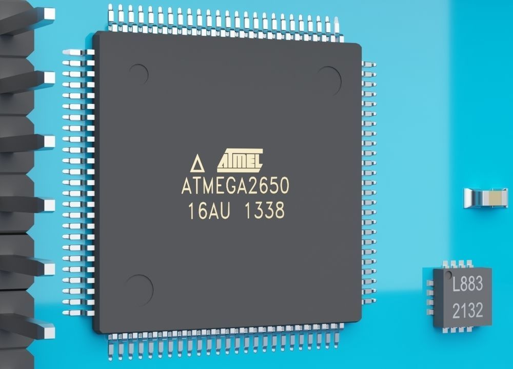 Circuit Board 3D model_1