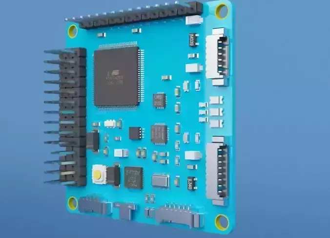 Circuit Board 3D model