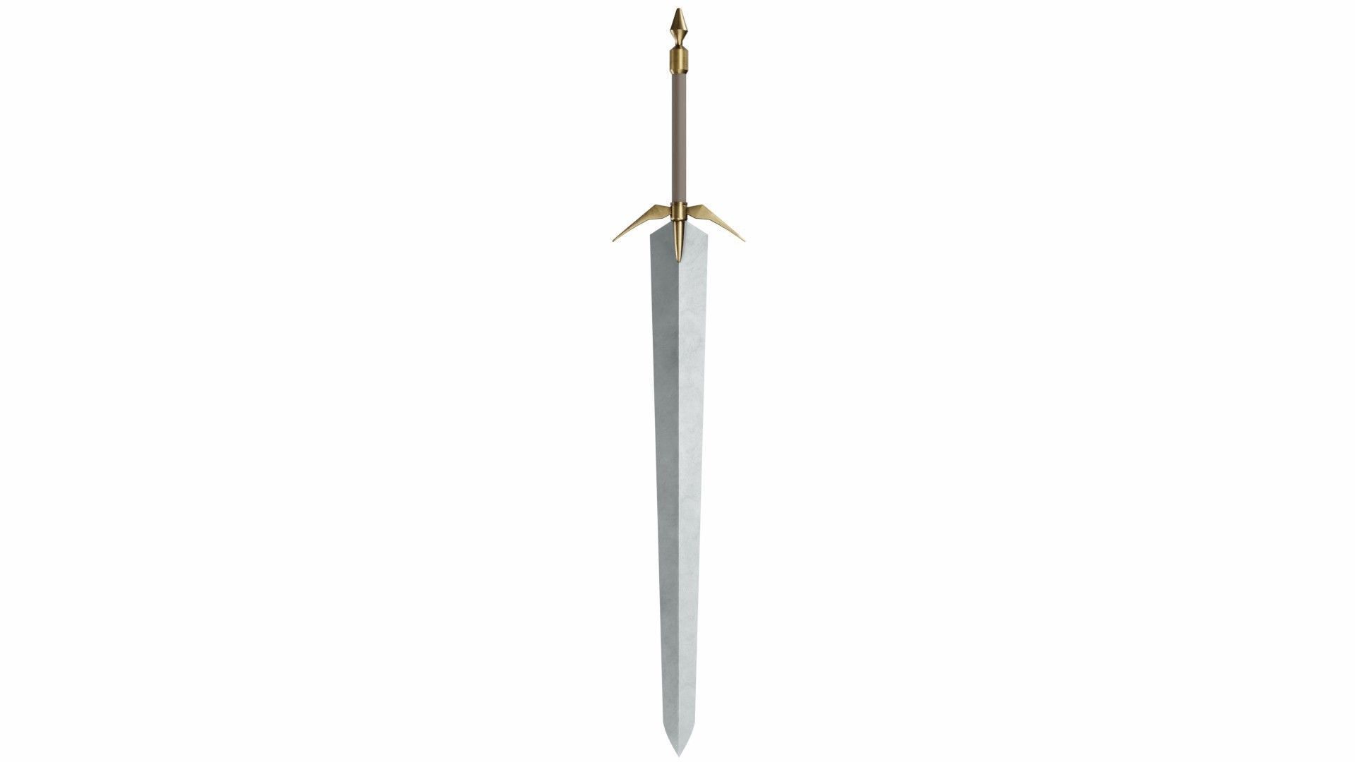 Sword claymore 3D model_1