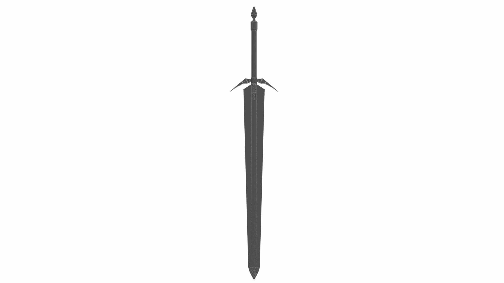 Sword claymore 3D model_5