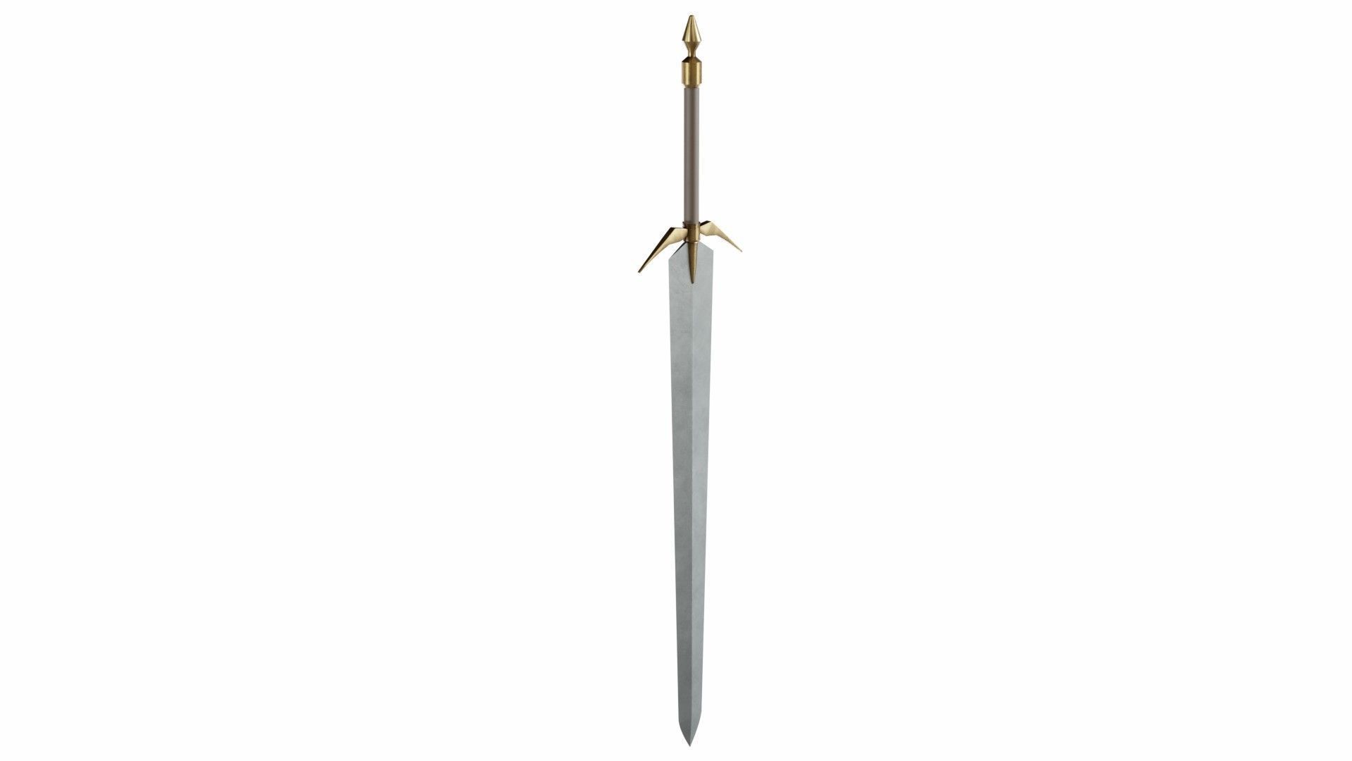 Sword claymore 3D model_3