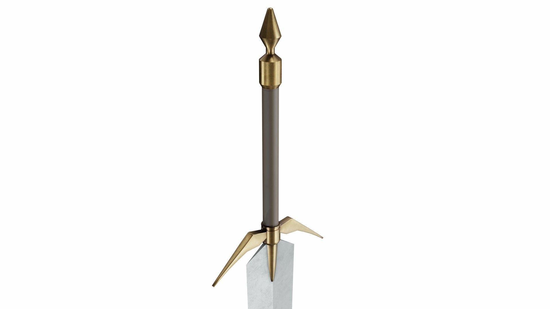 Sword claymore 3D model_2