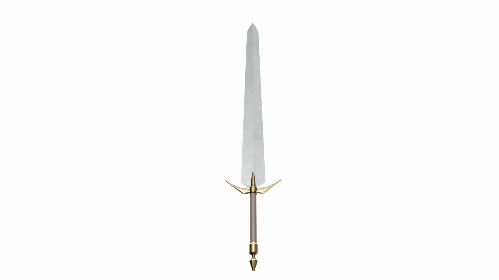 Sword claymore 3D model_4