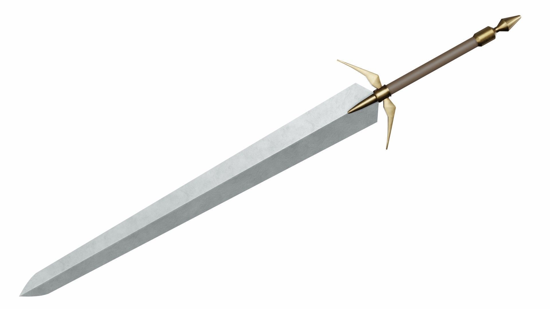 Big swords collection 3D model_11