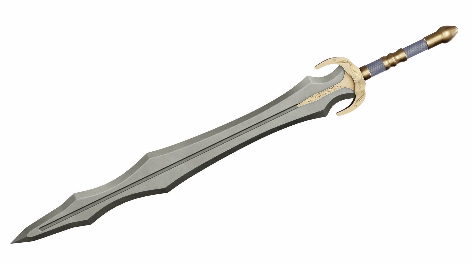 Big swords collection 3D model_4