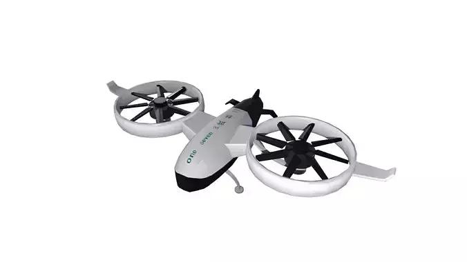 lowpoly gamemodel UAV