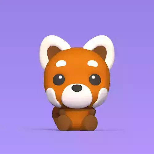 Red Panda Big Head
