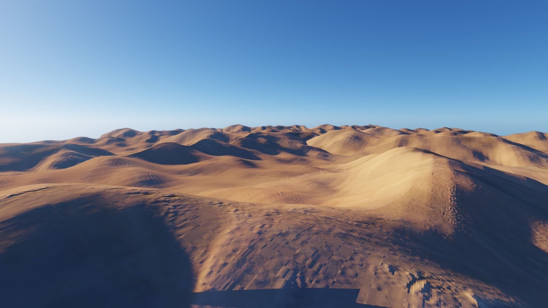 Desert Terrain Pack- Sand Mountain Low-poly 3D model_3