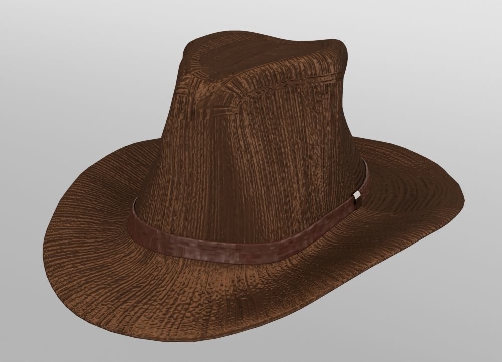 Cowboy Hat 3D model_2