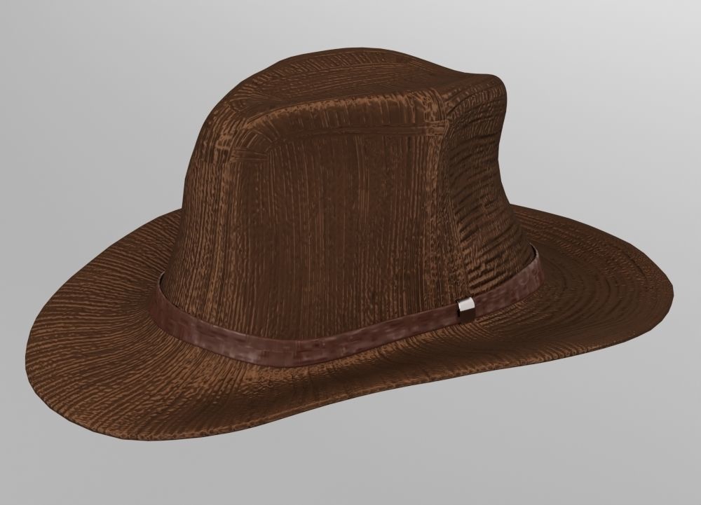 Cowboy Hat 3D model_4