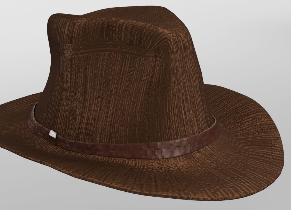 Cowboy Hat 3D model_3