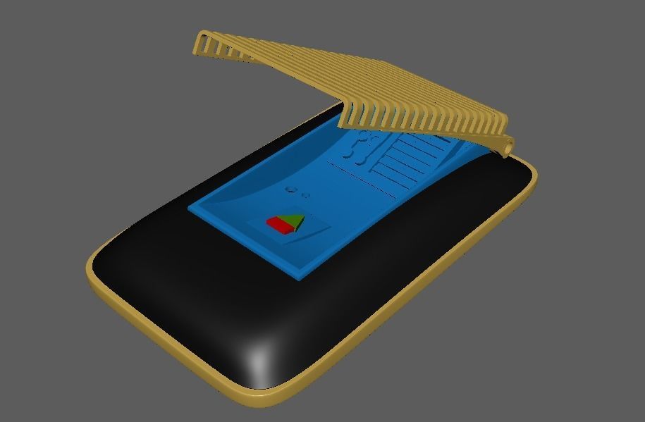 Star Trek III Communicator 3D print model_1