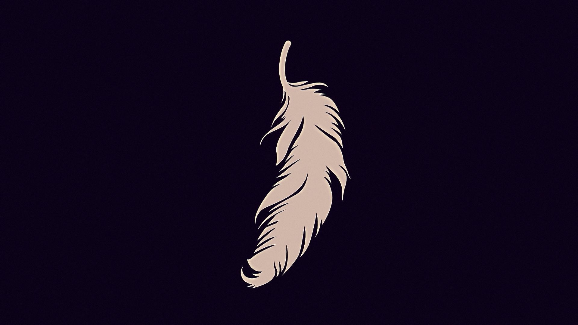 feathers stencils 3D print model_7