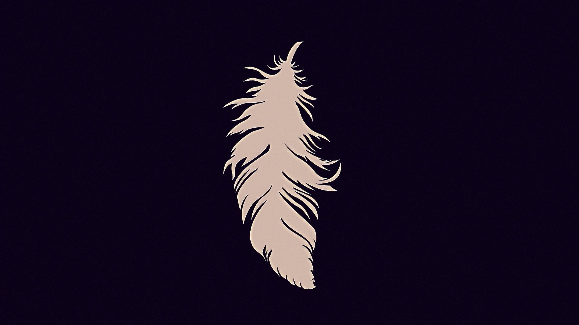 feathers stencils 3D print model_5