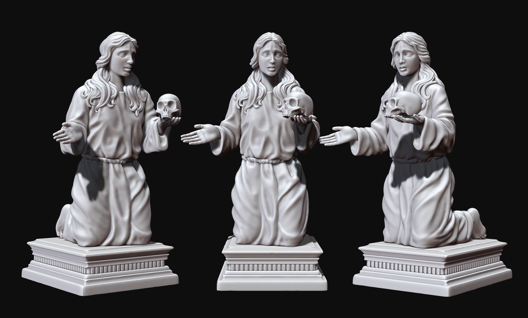Maria Magdalena - Jewerly - Masonry - Carpentry 3D print model_16