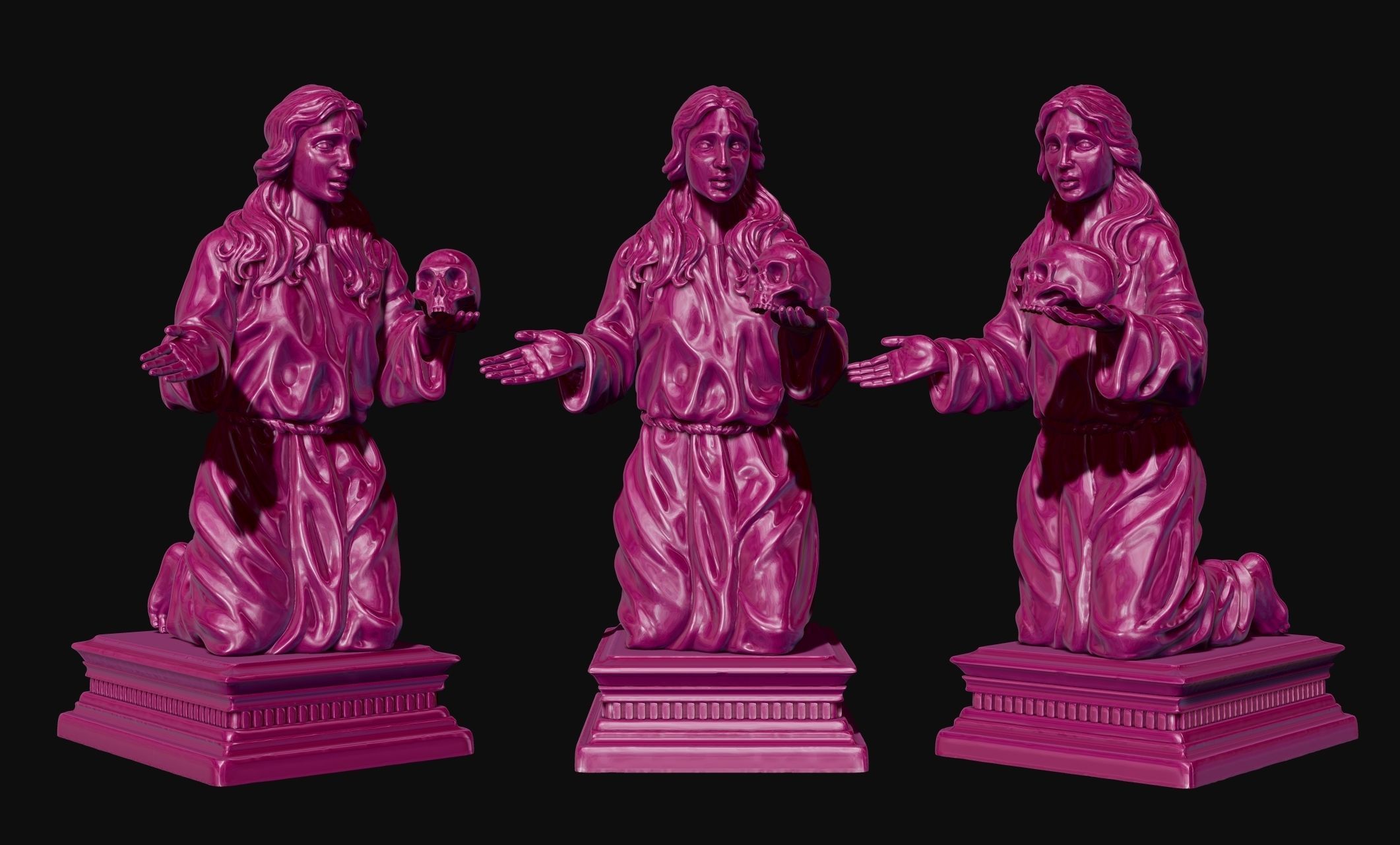 Maria Magdalena - Jewerly - Masonry - Carpentry 3D print model_14