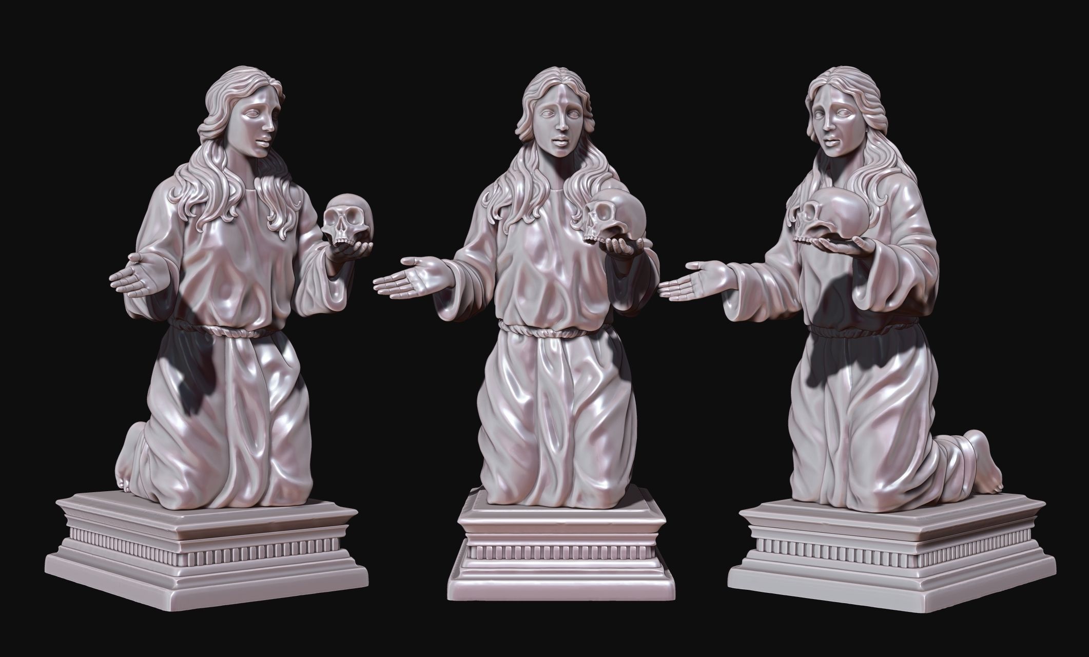 Maria Magdalena - Jewerly - Masonry - Carpentry 3D print model_8