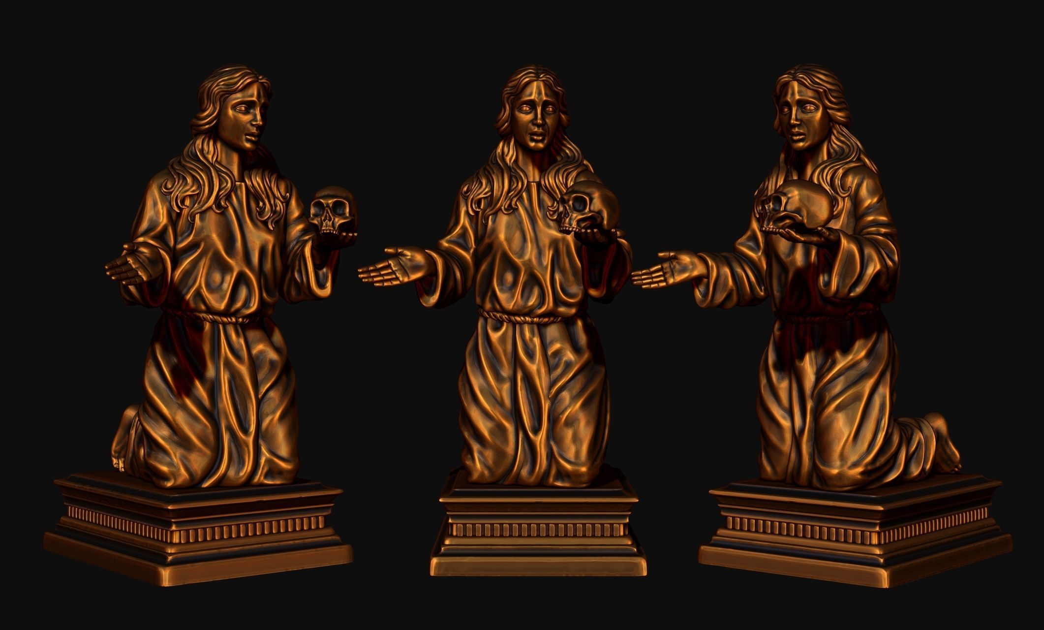 Maria Magdalena - Jewerly - Masonry - Carpentry 3D print model_19