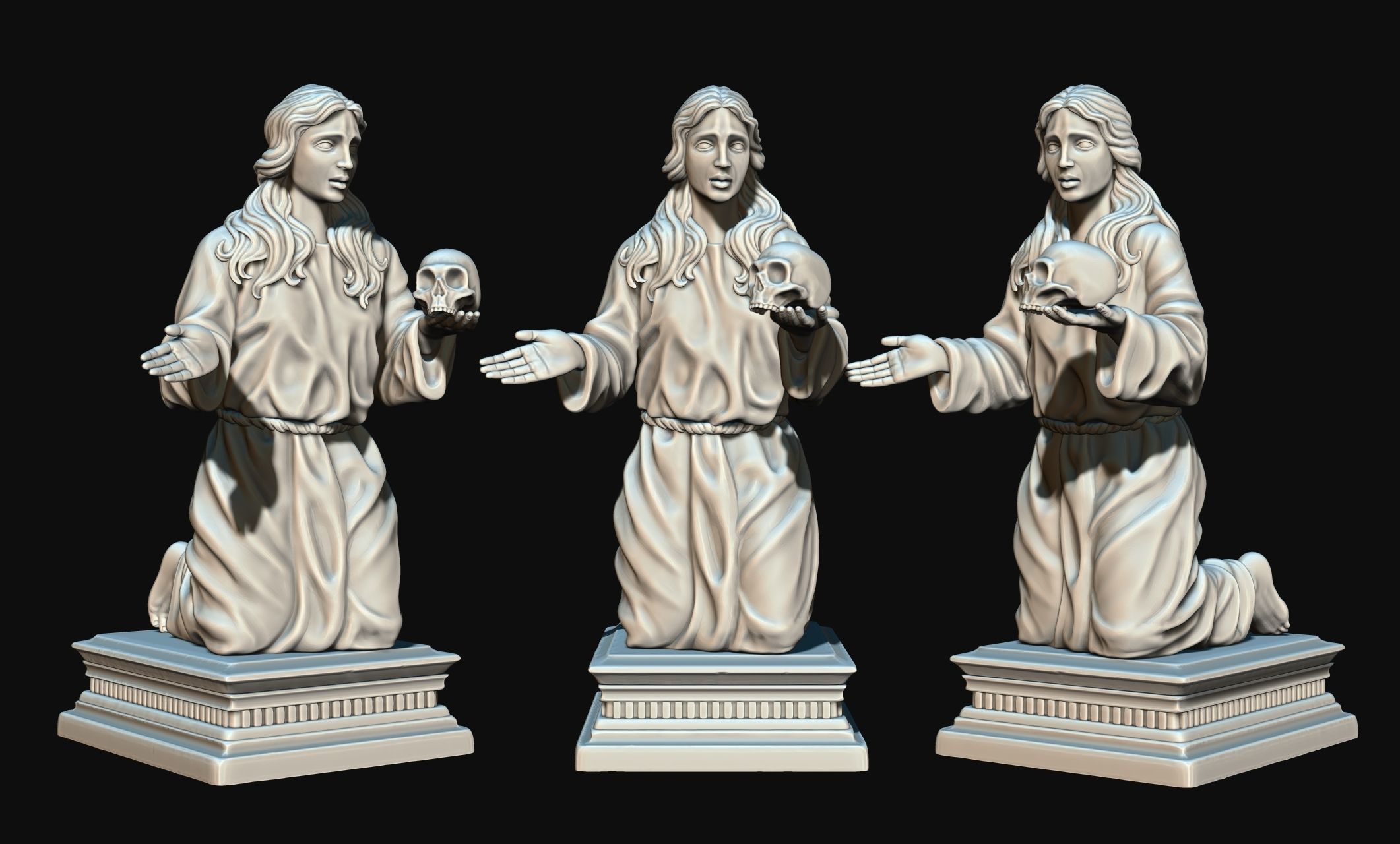 Maria Magdalena - Jewerly - Masonry - Carpentry 3D print model_20
