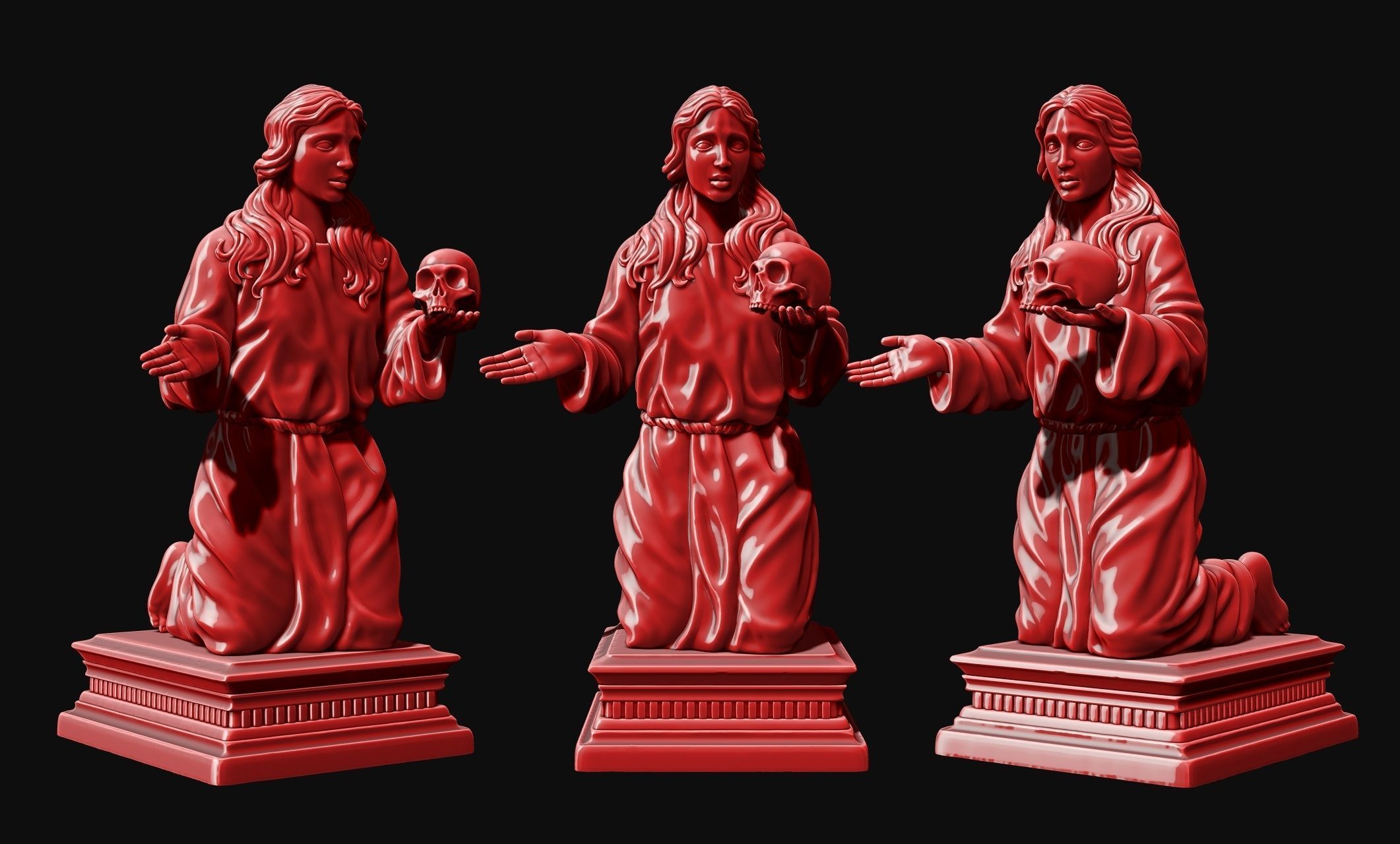 Maria Magdalena - Jewerly - Masonry - Carpentry 3D print model_9