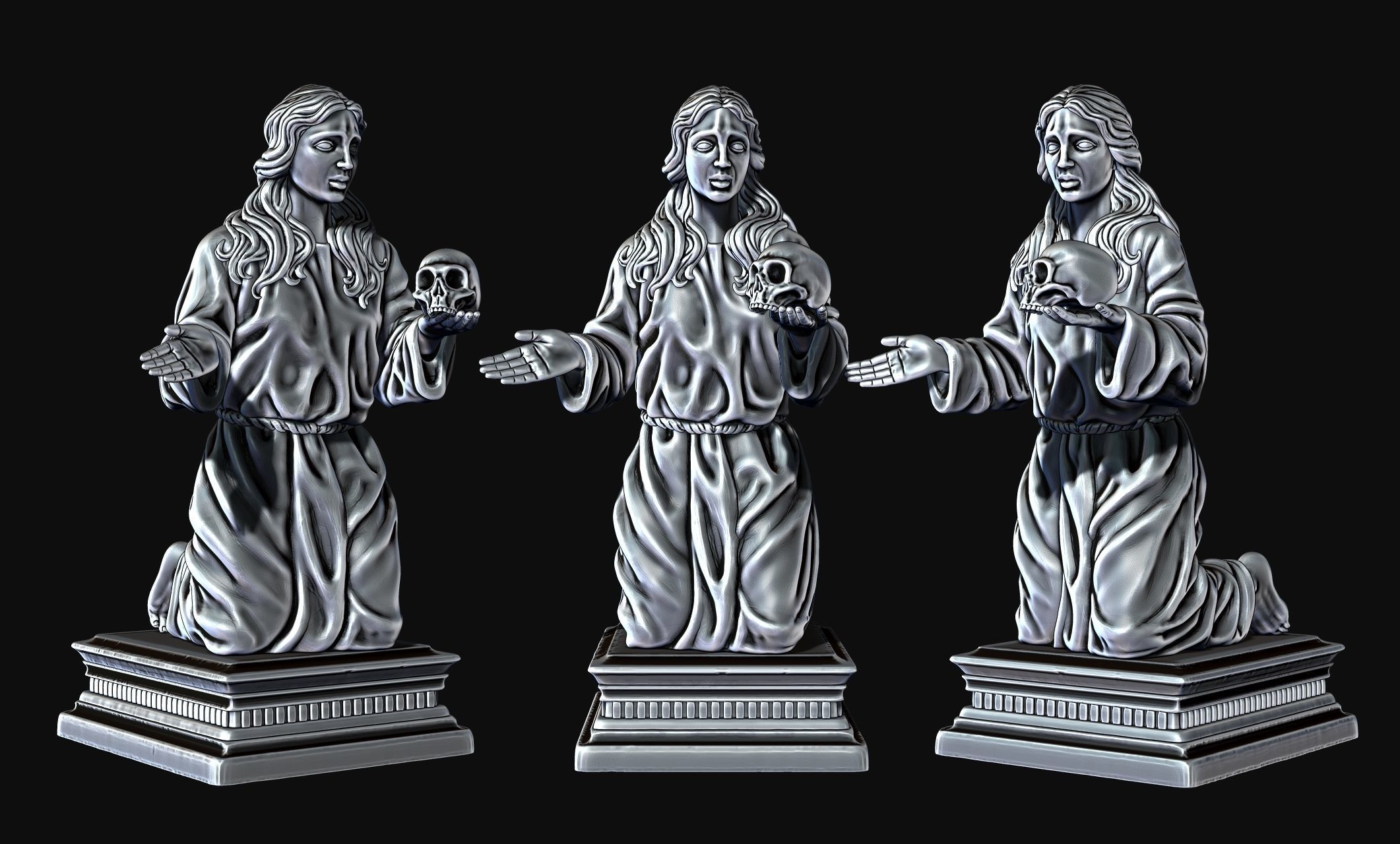 Maria Magdalena - Jewerly - Masonry - Carpentry 3D print model_22