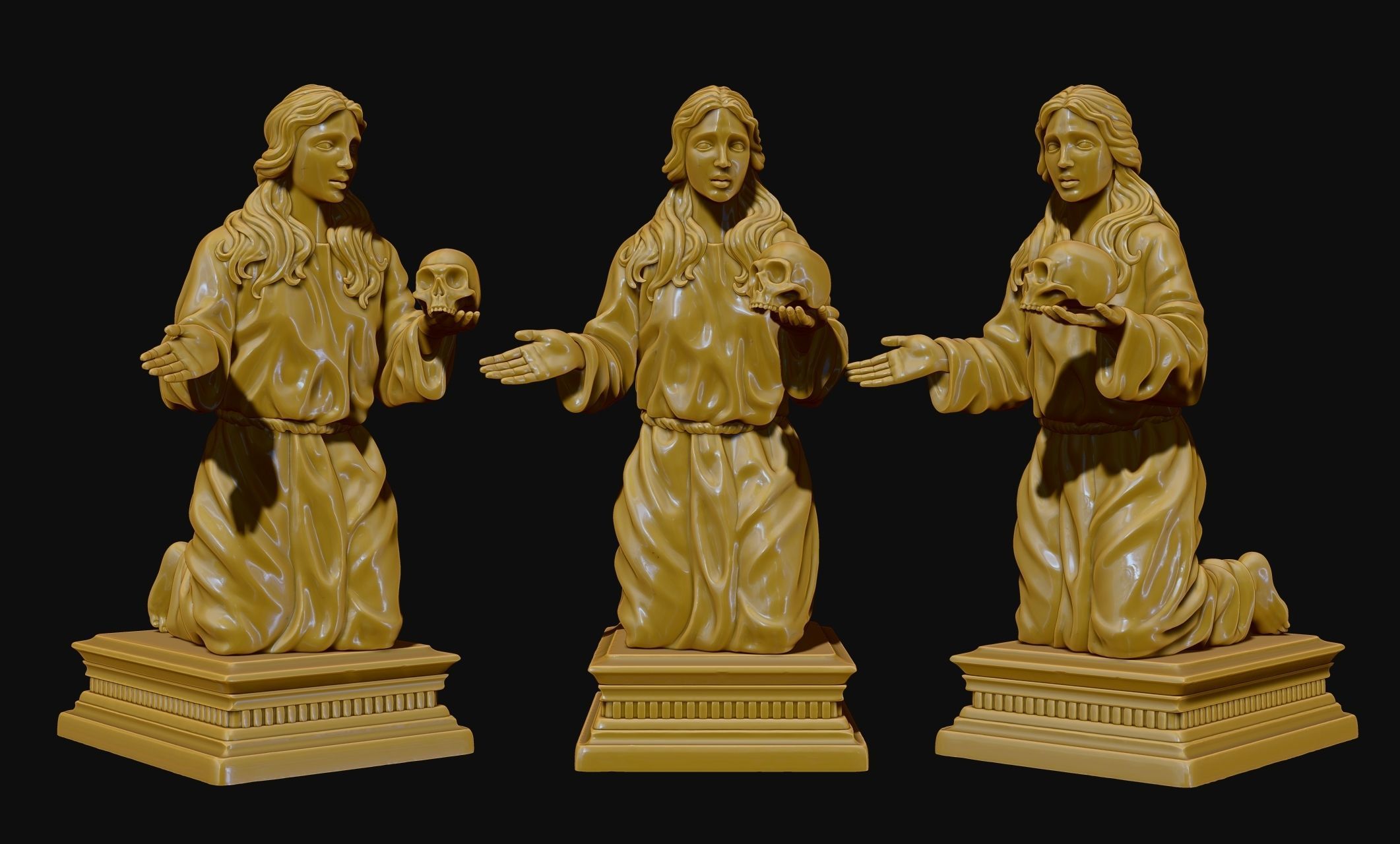 Maria Magdalena - Jewerly - Masonry - Carpentry 3D print model_21