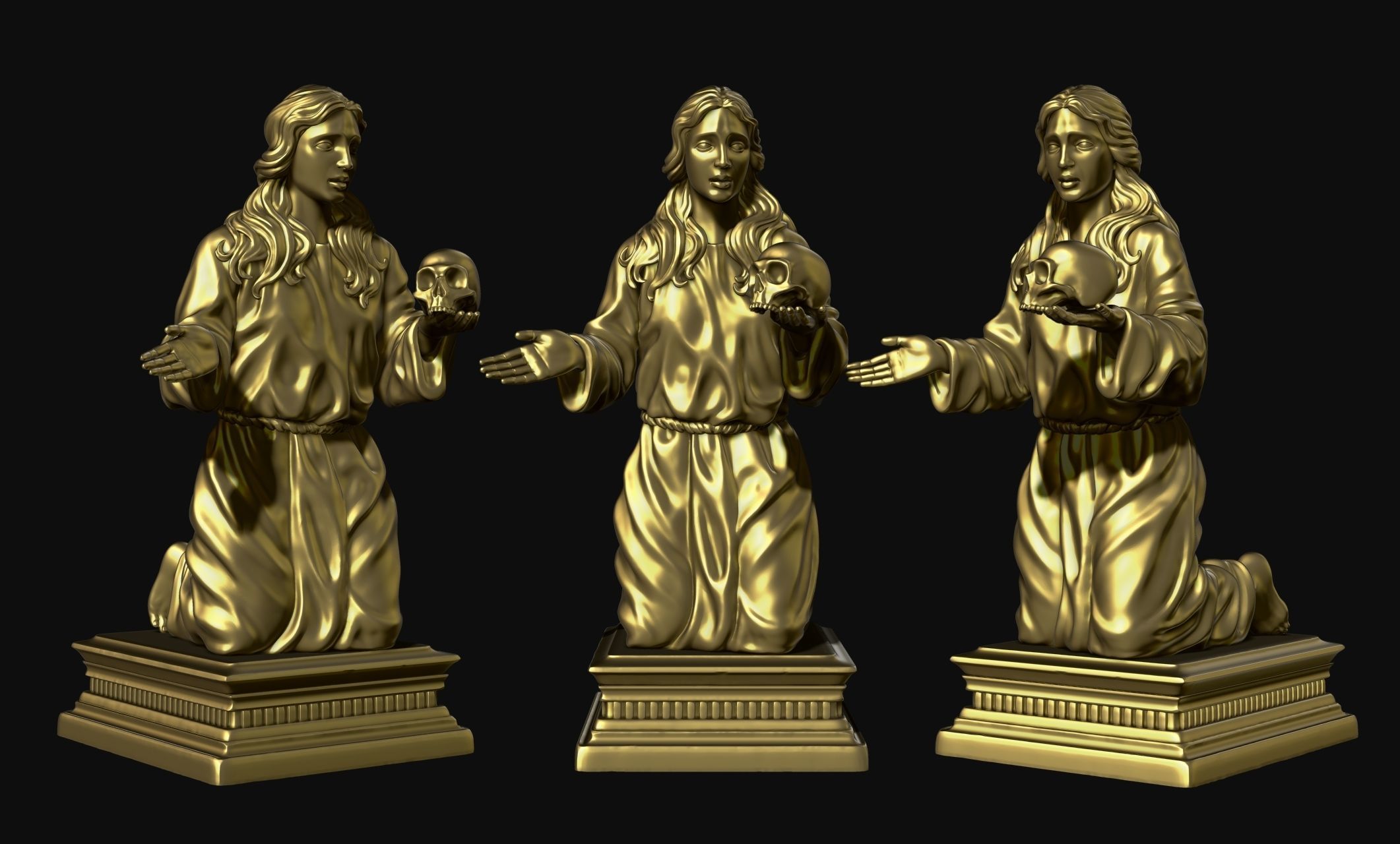Maria Magdalena - Jewerly - Masonry - Carpentry 3D print model_17