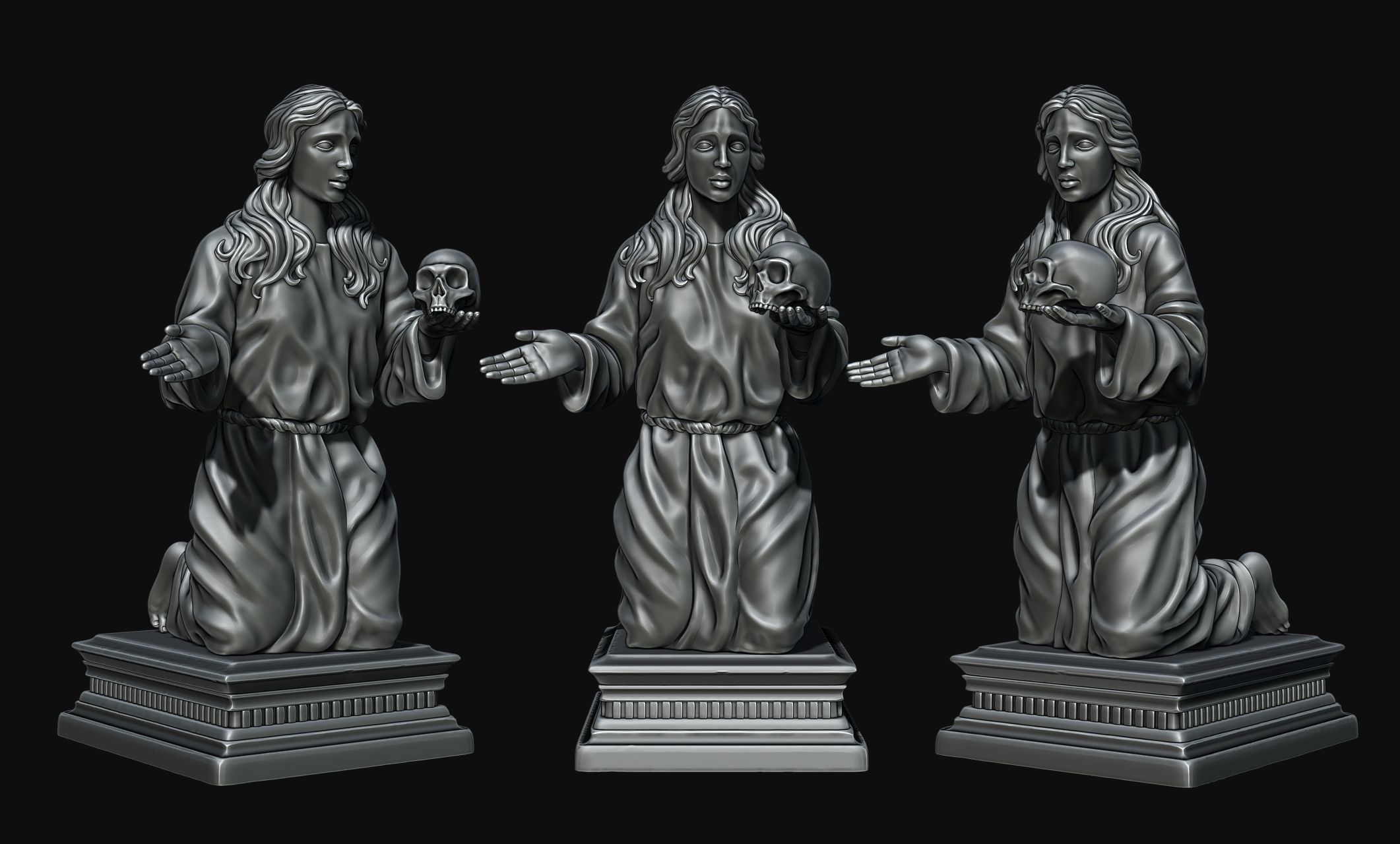 Maria Magdalena - Jewerly - Masonry - Carpentry 3D print model_13