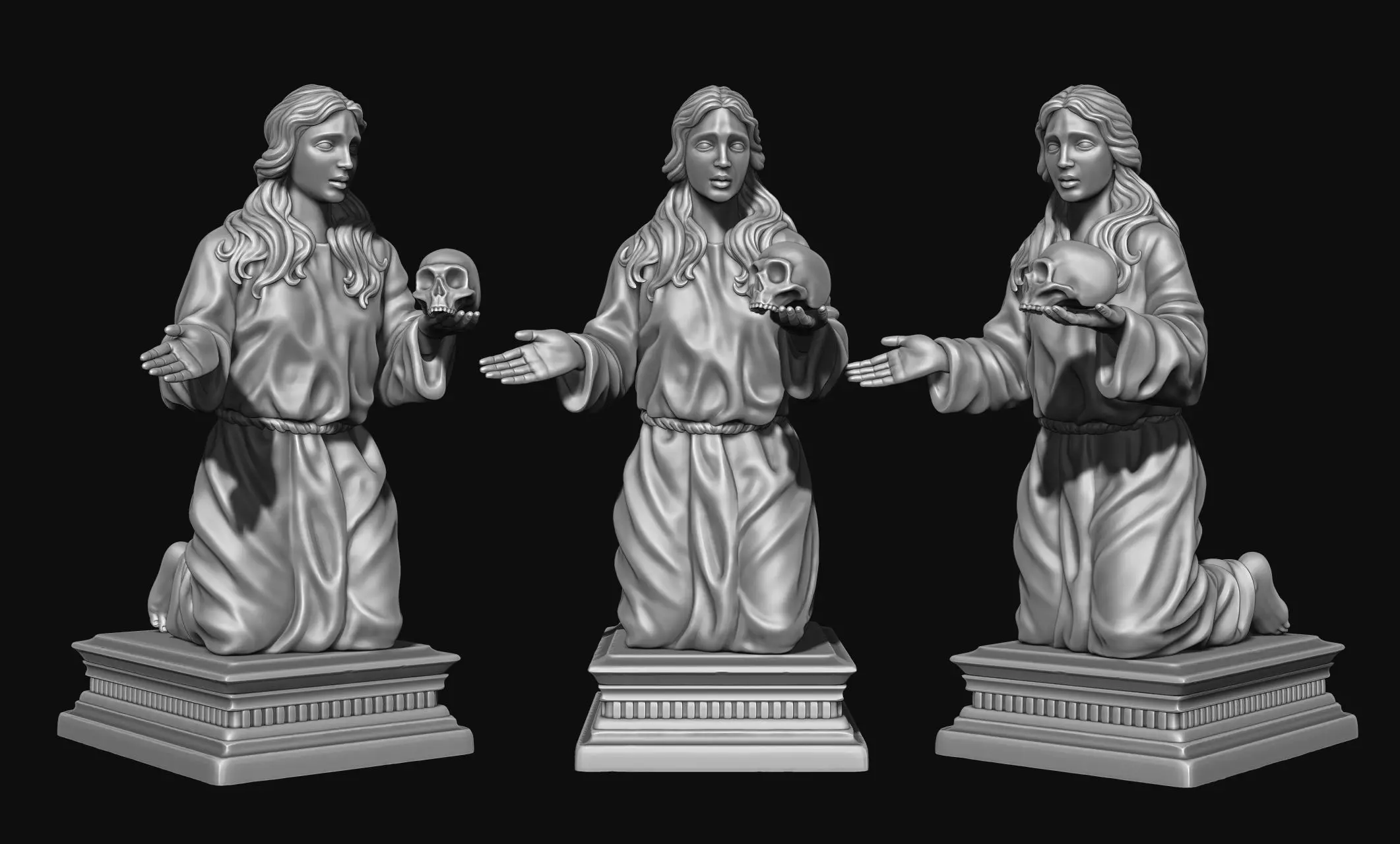 Maria Magdalena - Jewerly - Masonry - Carpentry 3D print model_0