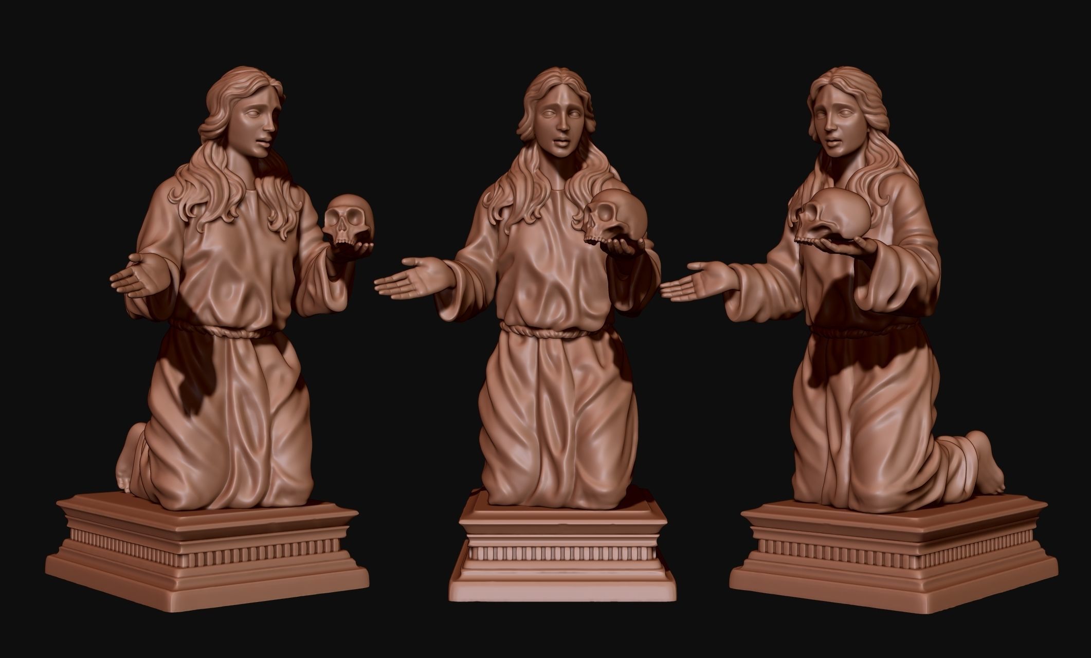 Maria Magdalena - Jewerly - Masonry - Carpentry 3D print model_11
