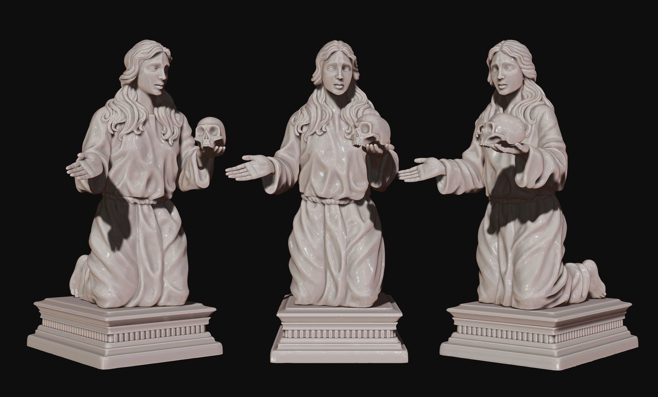 Maria Magdalena - Jewerly - Masonry - Carpentry 3D print model_7