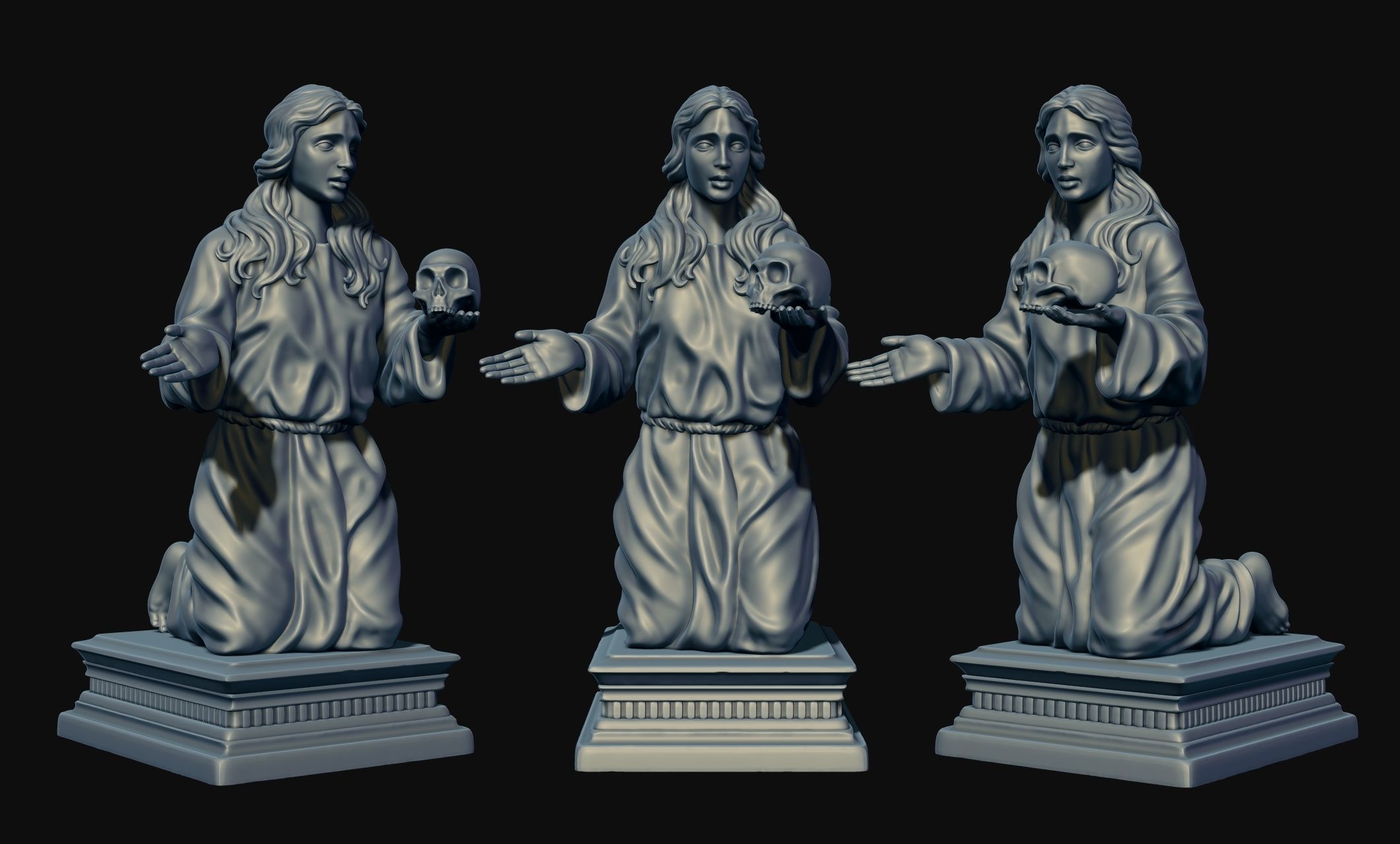 Maria Magdalena - Jewerly - Masonry - Carpentry 3D print model_18