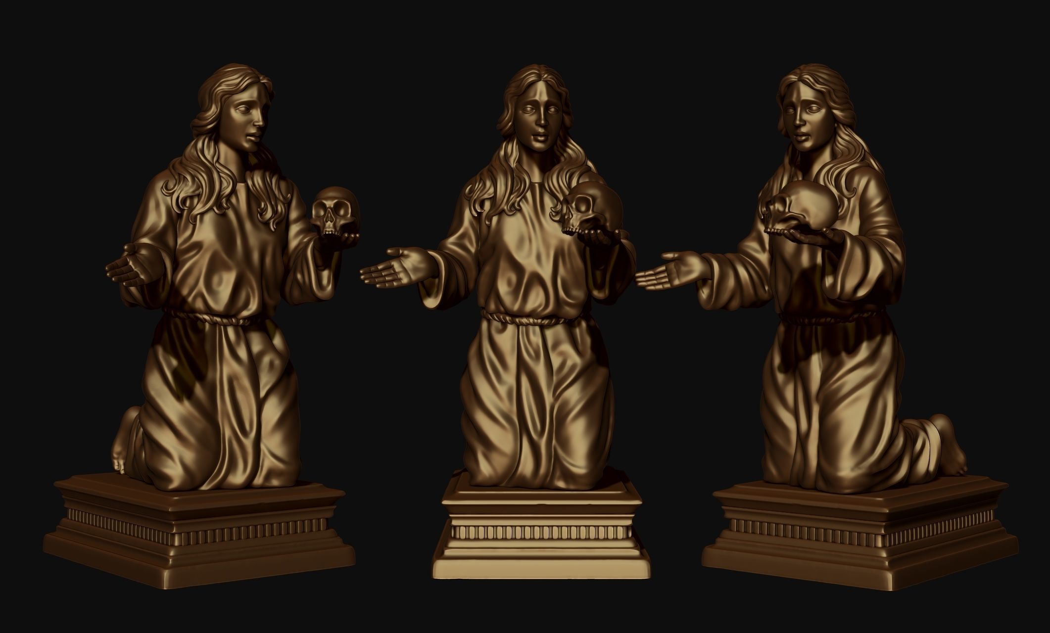 Maria Magdalena - Jewerly - Masonry - Carpentry 3D print model_10
