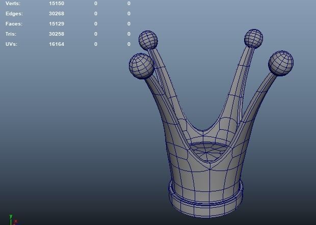 3D Model Of Crown 3D model_7