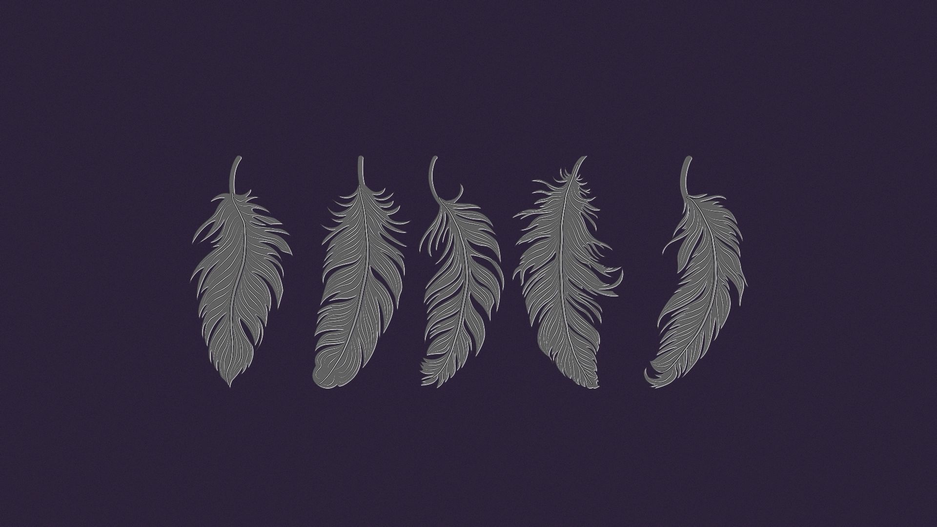 art feathers 3D print model_5