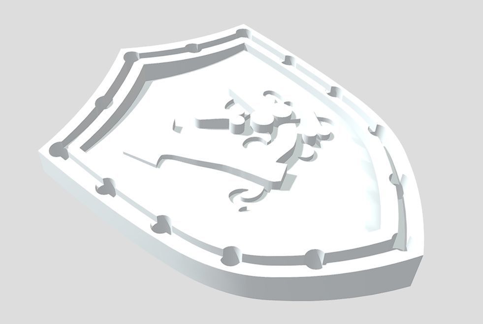 The Coat of Arms of Procrastination 3D print model_2