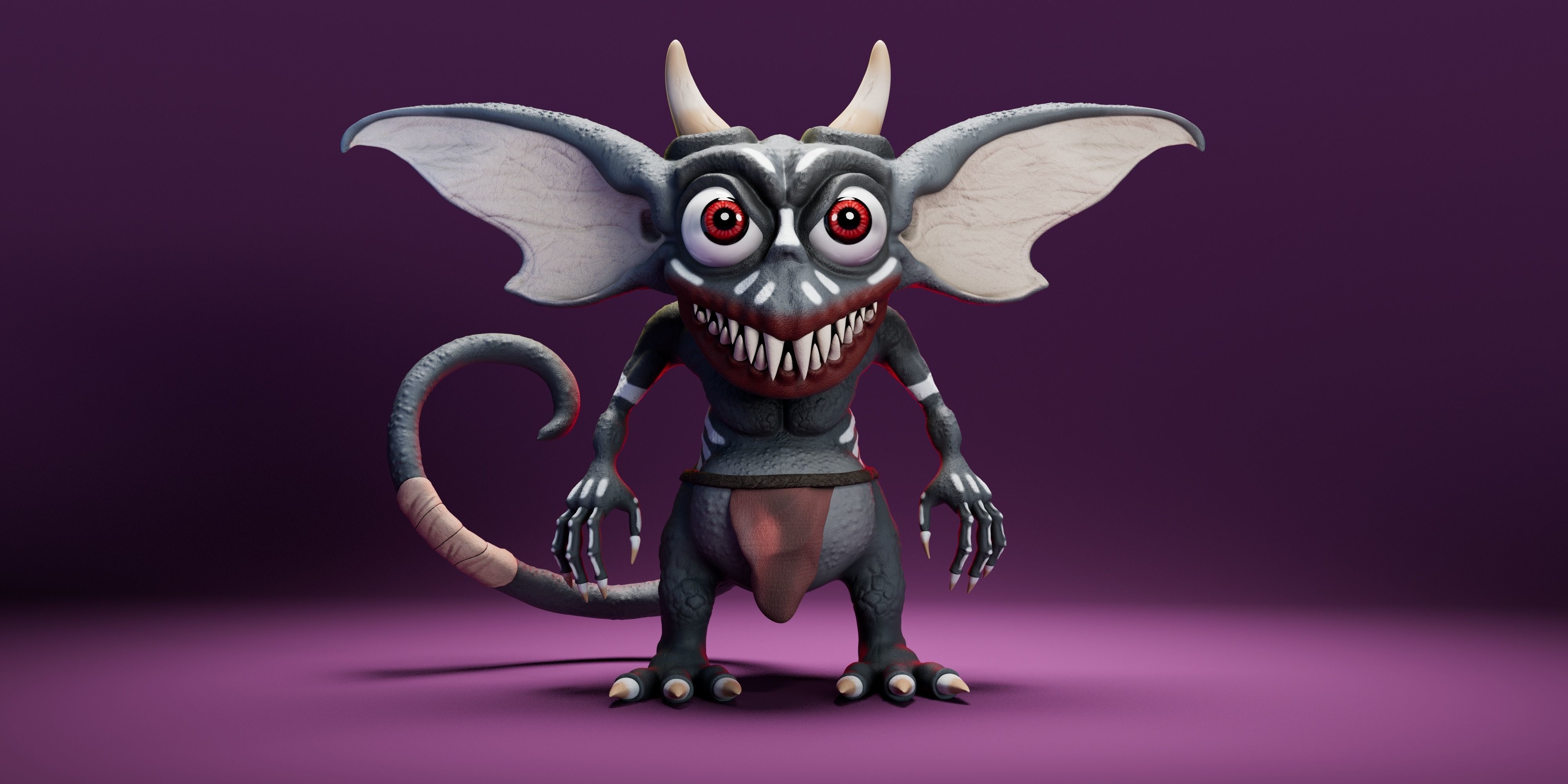 Gremlin 3D print model_3