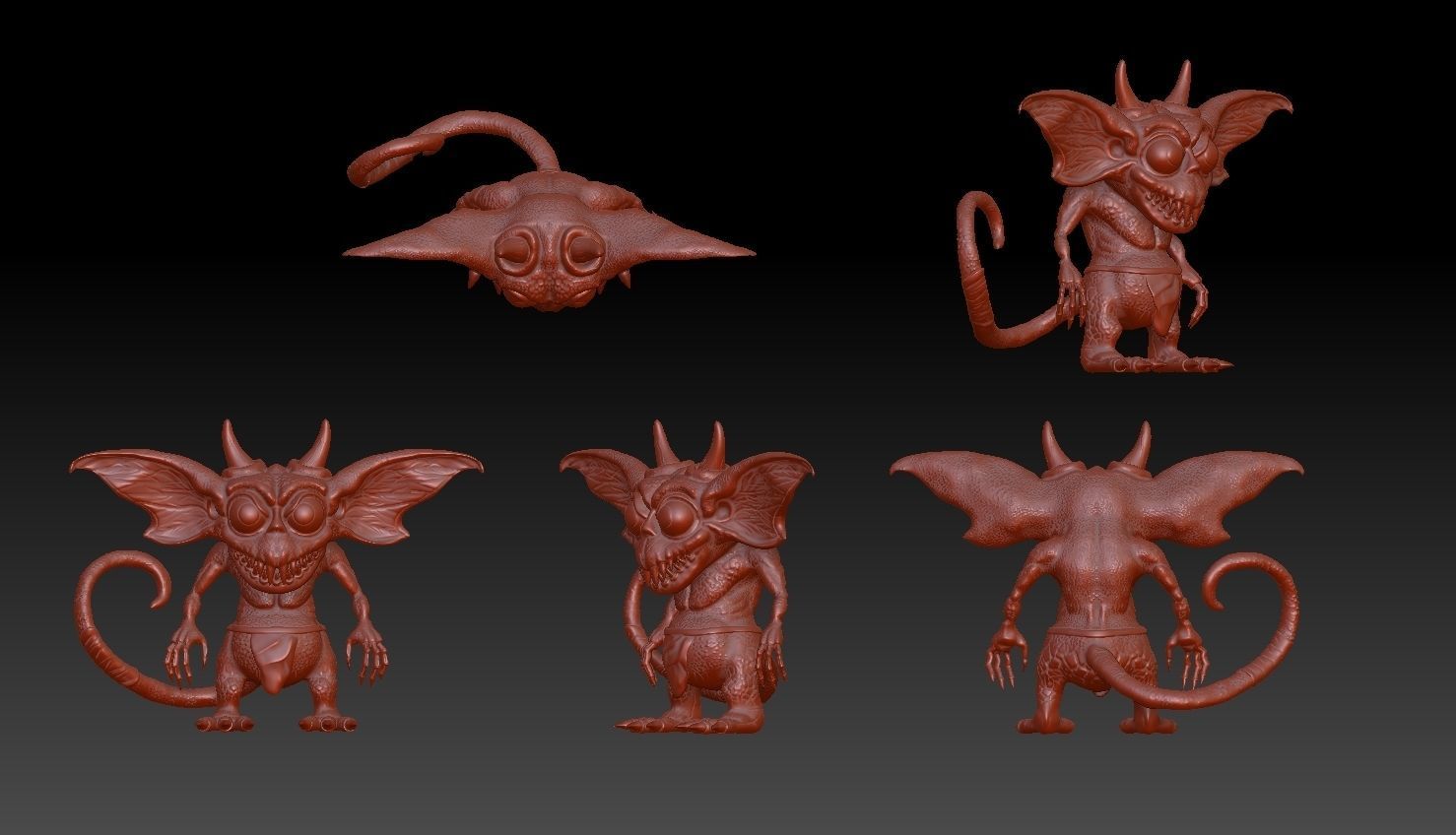 Gremlin 3D print model_1