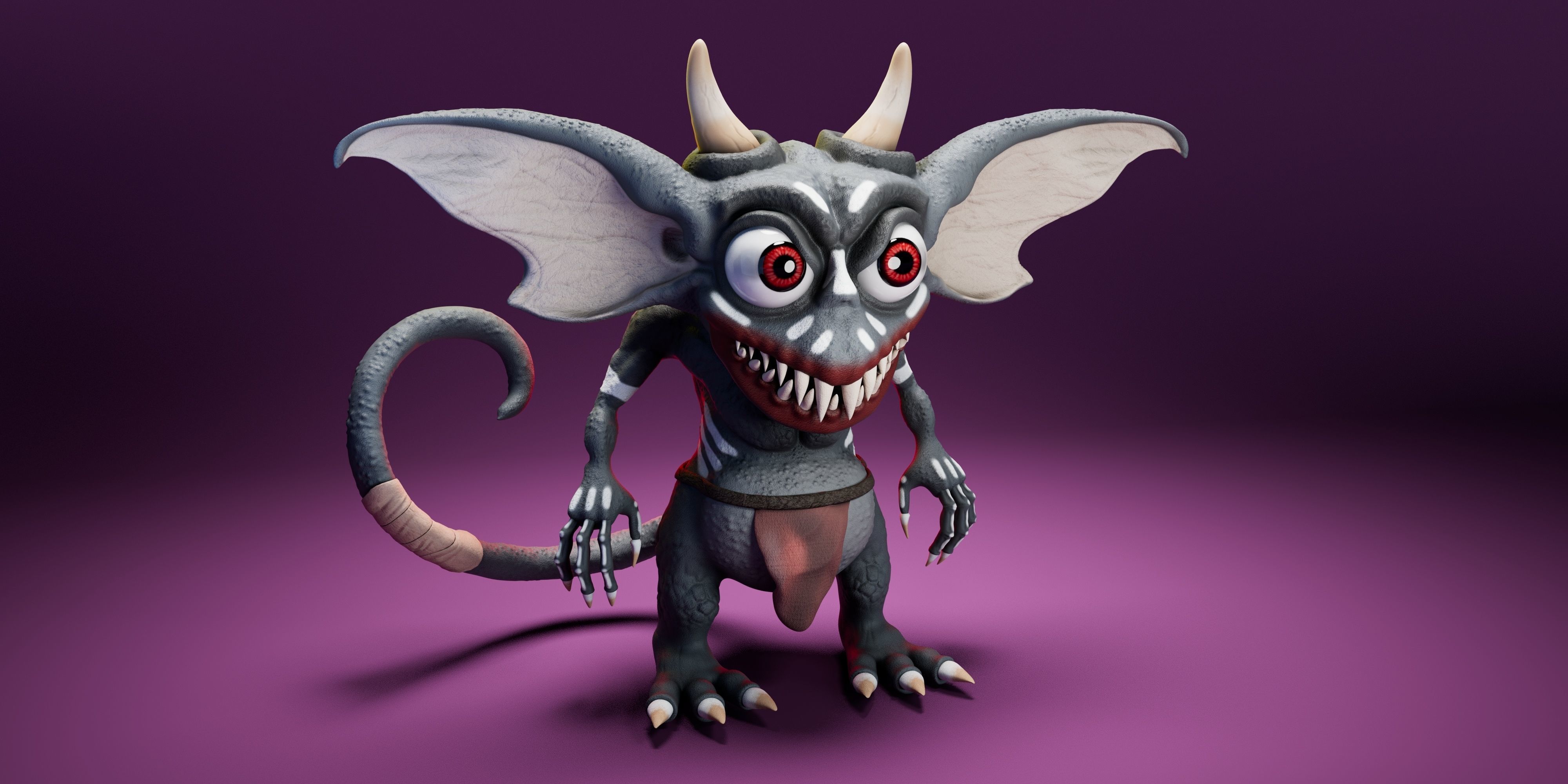 Gremlin 3D print model_4