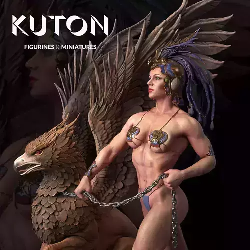 Gryphon Keeper by Boris Vallejo 3D print model