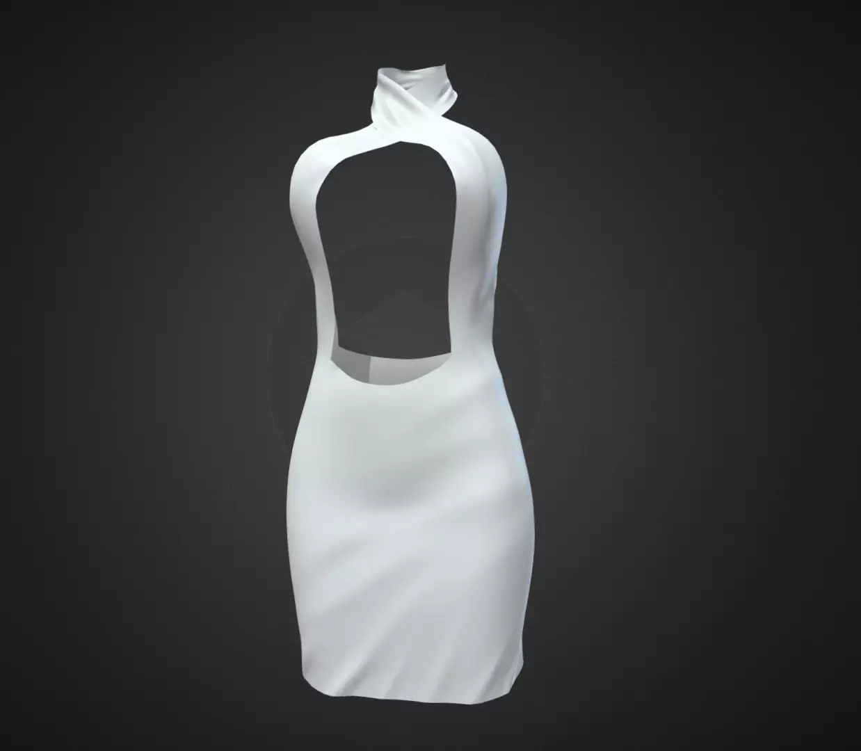 Criss Cross Dress - Ngchipv Free low-poly 3D model
