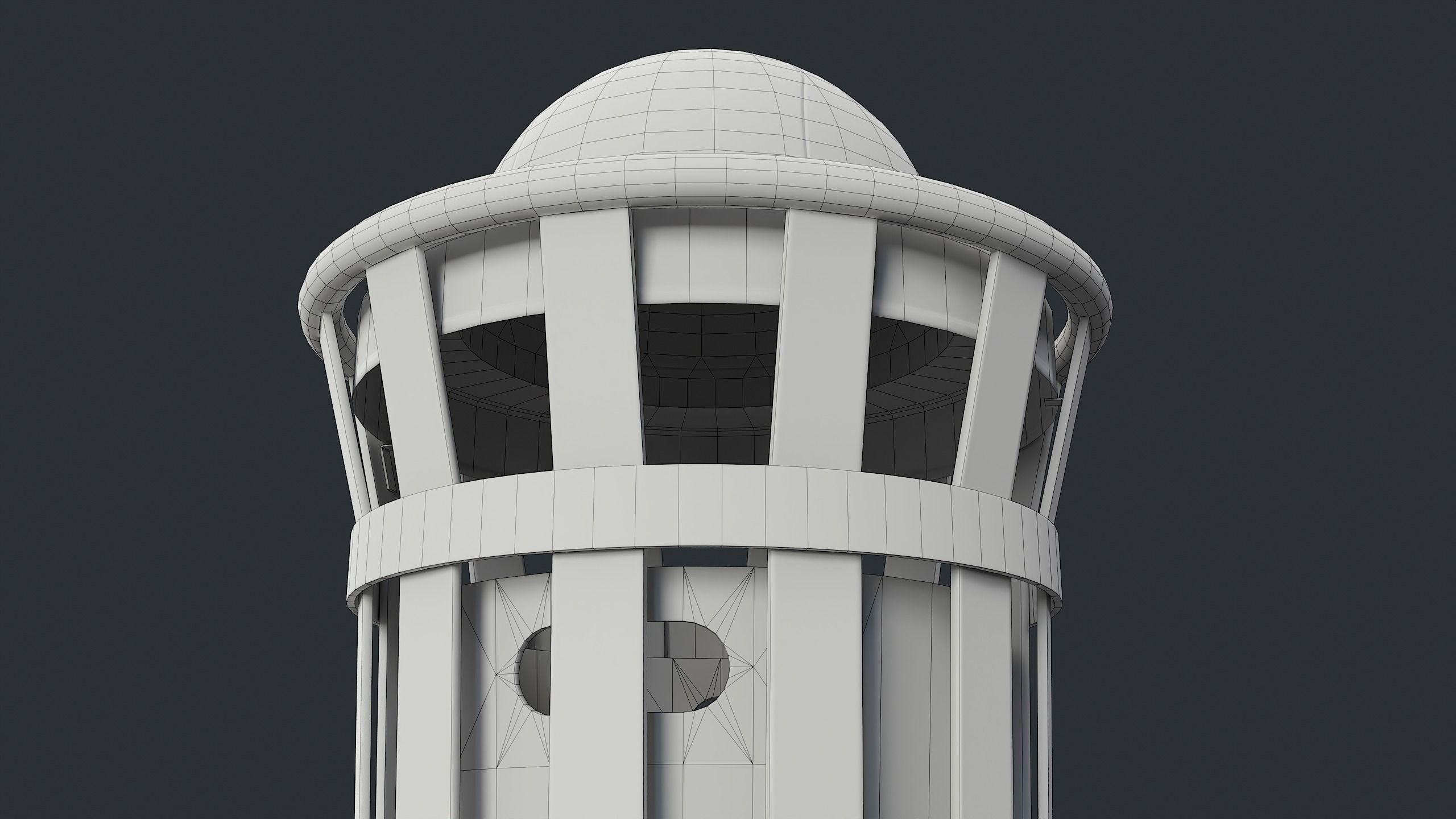 Street Trash Can 8 PBR Game Ready Low-poly 3D model_21