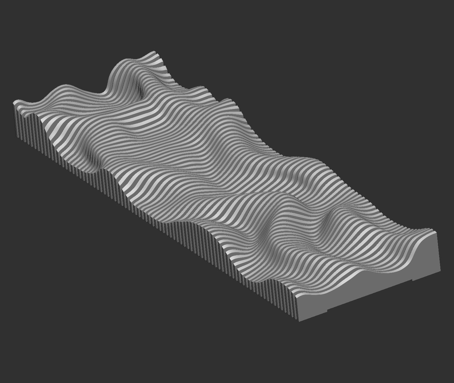 Parametric Wall Art 3D print model_16