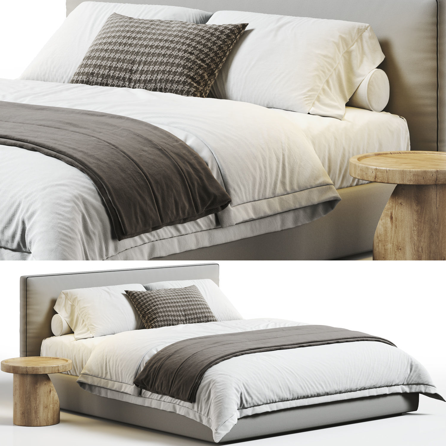 Alberta Laguna Bed 3D model_3