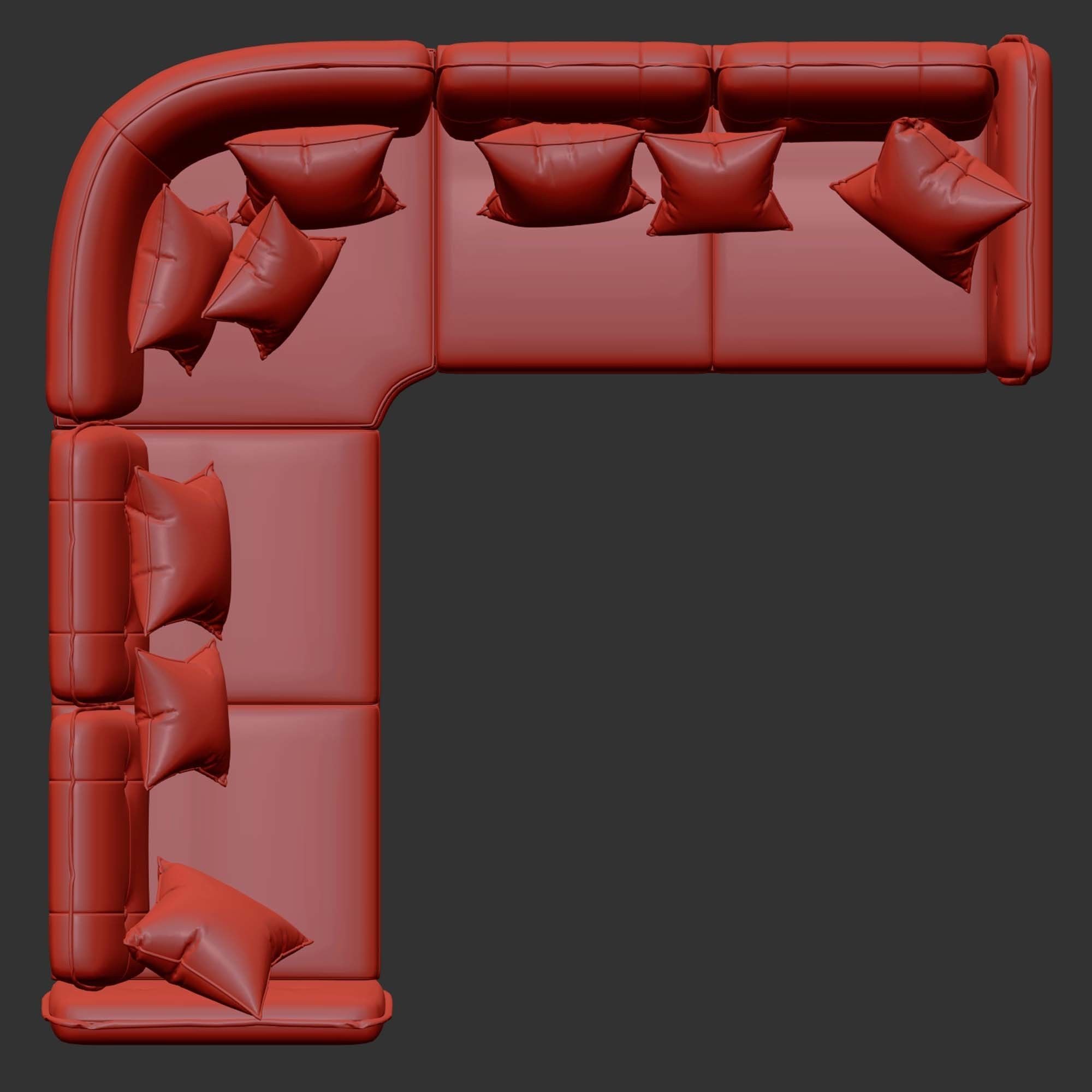 Modern Sofa By Honor Furniture 3D model_5