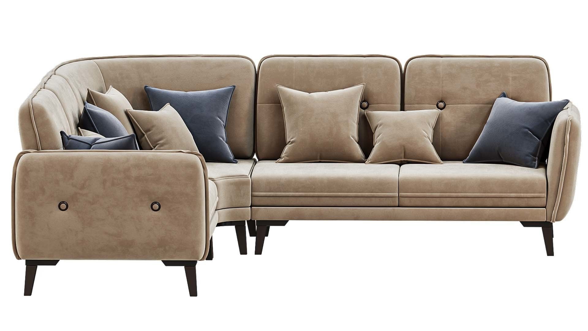 Modern Sofa By Honor Furniture 3D model_2