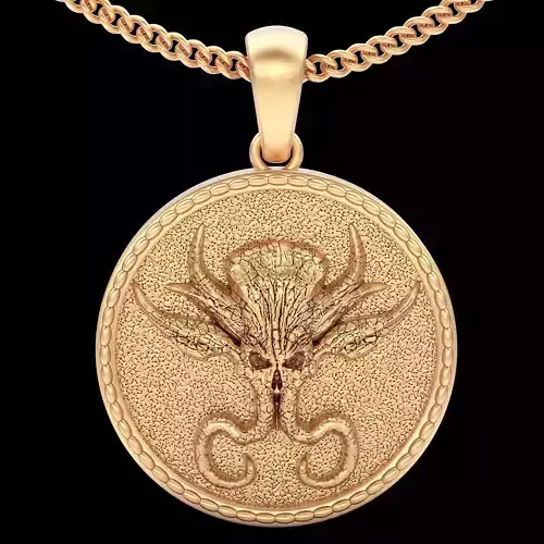 Octopus pendant silver gold printable jewelry