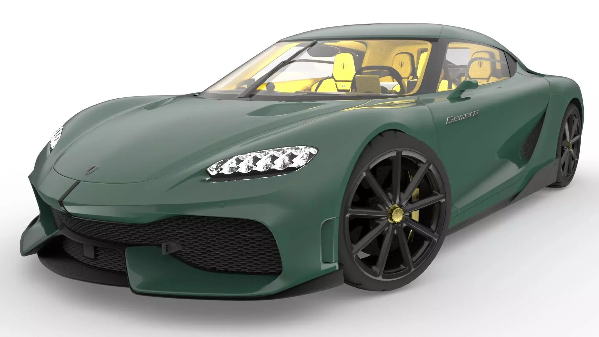 Koenigsegg Gemera Low-poly 3D model_0