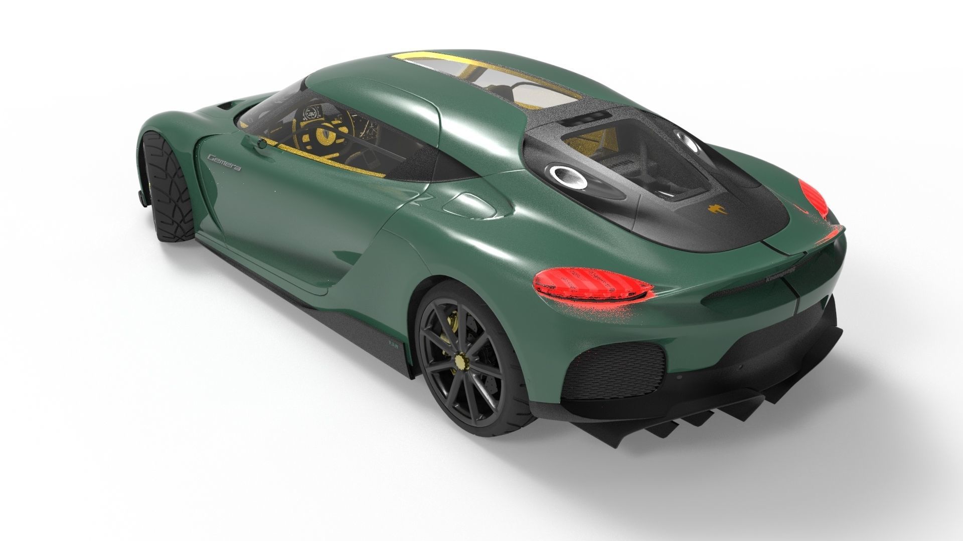 Koenigsegg Gemera Low-poly 3D model_2
